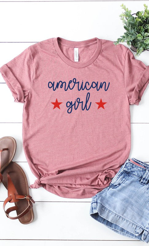 American Girl Plus Size Graphic Tee