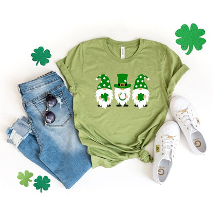 St. Patrick's Gnomes Short Sleeve Graphic Tee