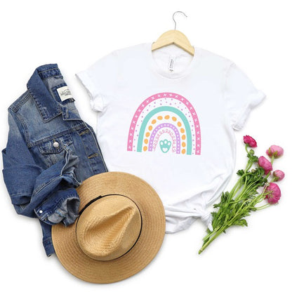 Easter Rainbow Short Sleeve Graphic Tee