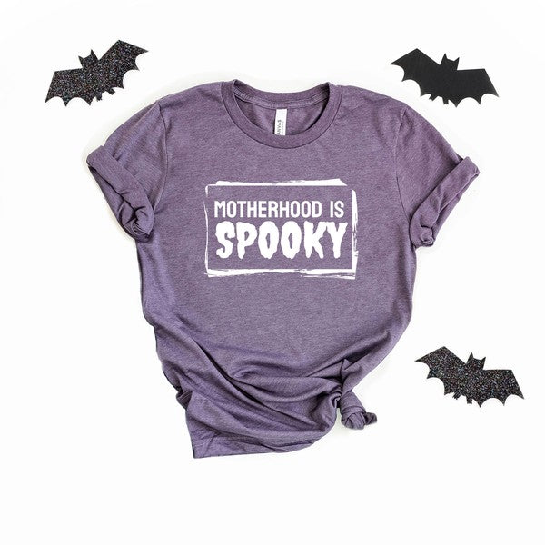 Motherhood Is Spooky Short Sleeve Graphic Tee