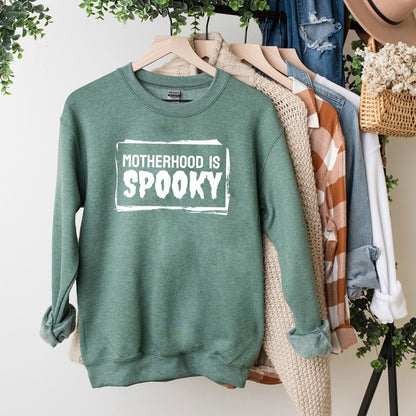 Motherhood Is Spooky Graphic Sweatshirt