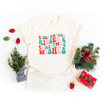 Gingerbread Kisses Short Sleeve Graphic Tee