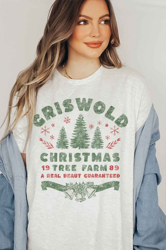 CHRISTMAS TREE FARM GRAPHIC TEE / T-SHIRT