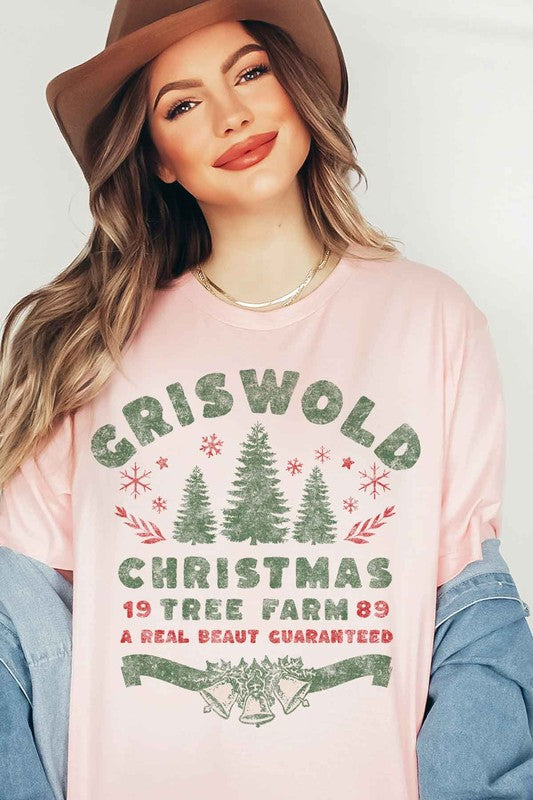 CHRISTMAS TREE FARM GRAPHIC TEE / T-SHIRT