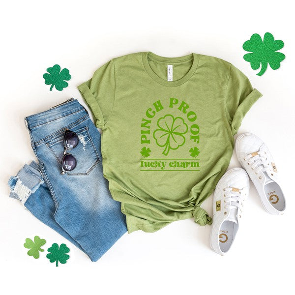 Pinch Proof Lucky Charm Short Sleeve Graphic Tee