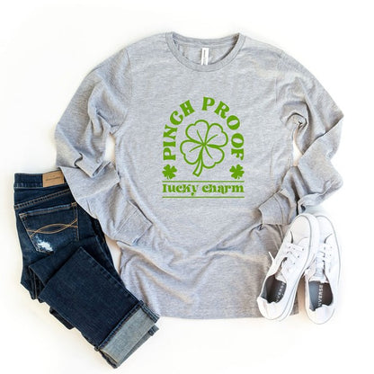 Pinch Proof Lucky Charm Long Sleeve Graphic Tee