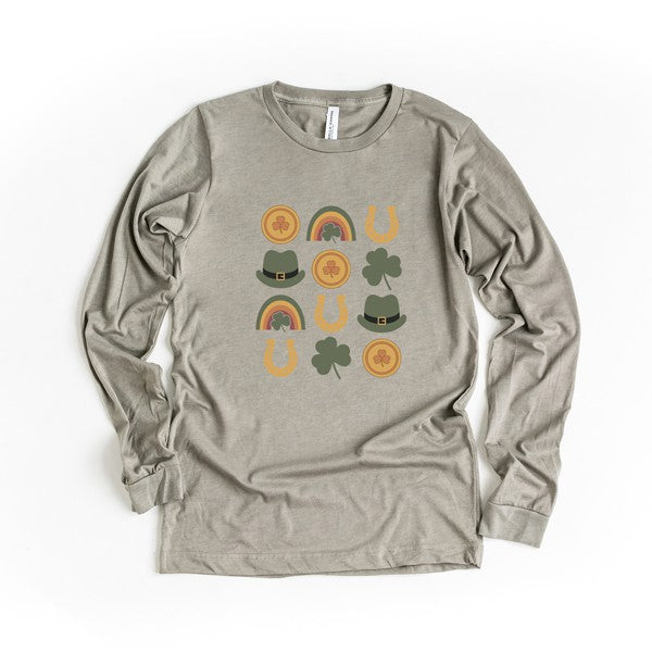 St. Patrick's Day Chart Long Sleeve Graphic Tee