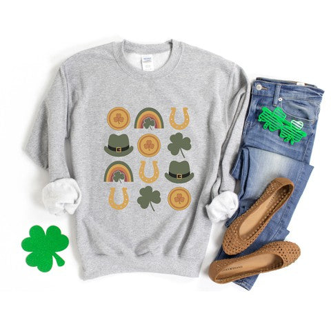 St. Patrick's Day Chart Graphic Sweatshirt