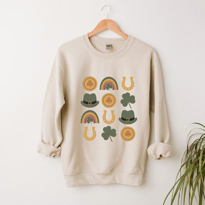 St. Patrick's Day Chart Graphic Sweatshirt