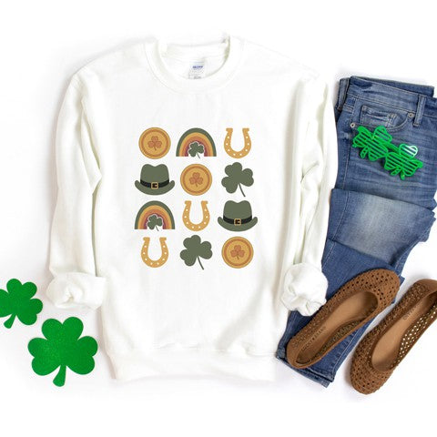 St. Patrick's Day Chart Graphic Sweatshirt