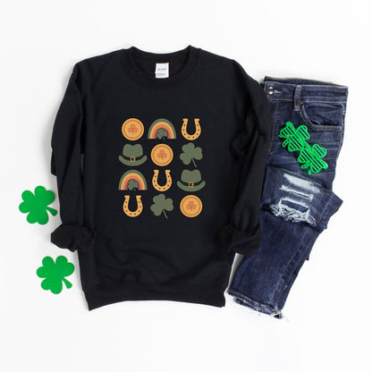 St. Patrick's Day Chart Graphic Sweatshirt