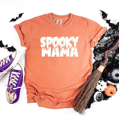 Spooky Mama Garment Dyed Tee