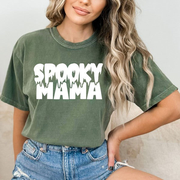 Spooky Mama Garment Dyed Tee