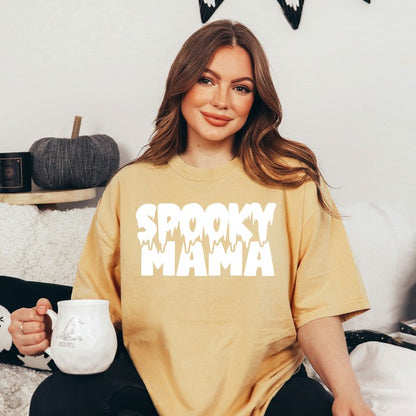 Spooky Mama Garment Dyed Tee