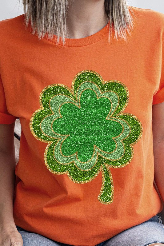 Four Leaf Clovers Graphic T Shirts.