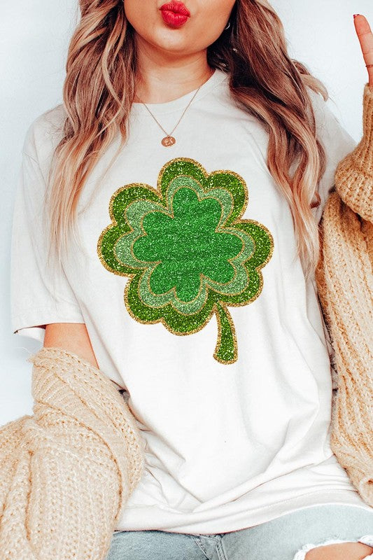 Four Leaf Clovers Graphic T Shirts.