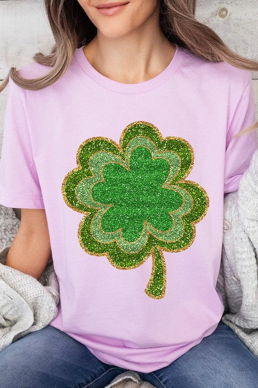 Four Leaf Clovers Graphic T Shirts.