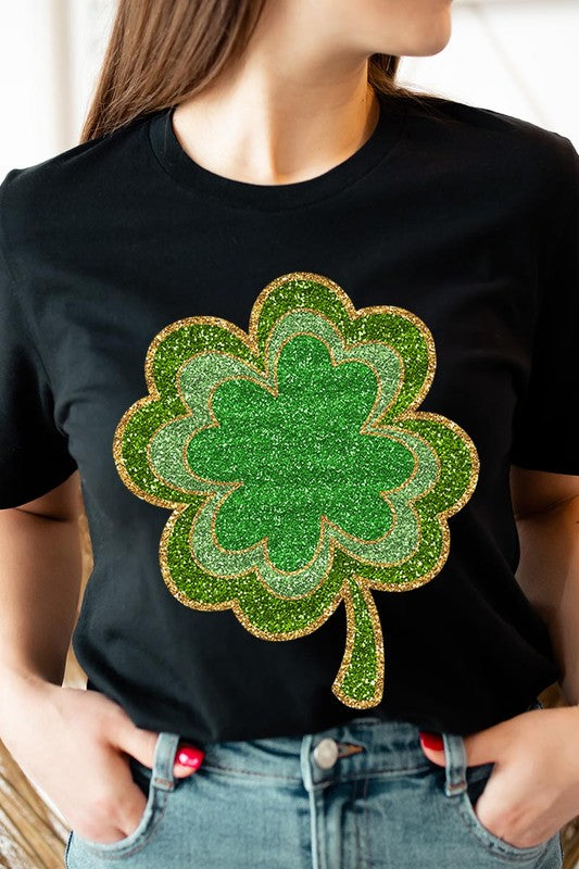 Four Leaf Clovers Graphic T Shirts.