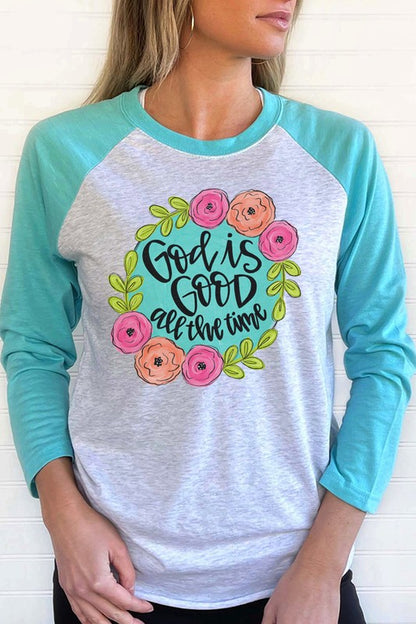 Easter God is Good All The Time Raglan