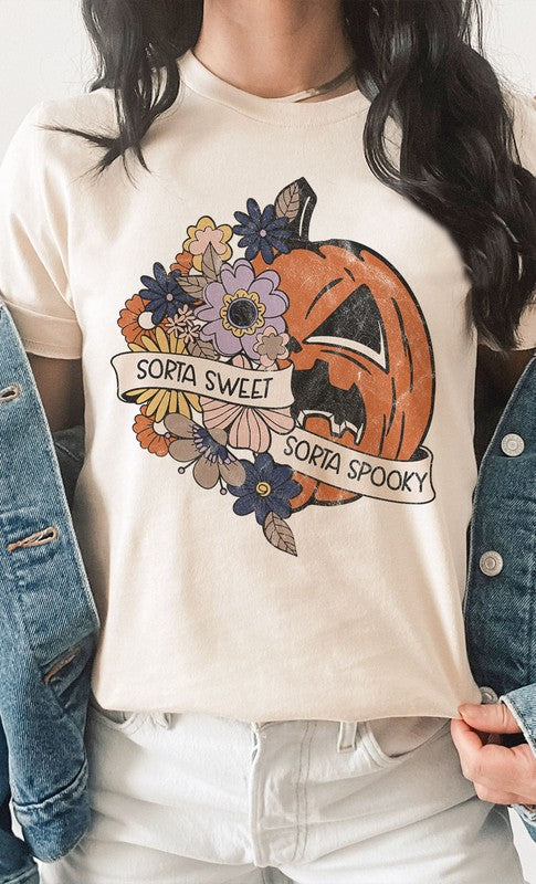 Sorta Sweet Sorta Spooky Graphic Tee PLUS