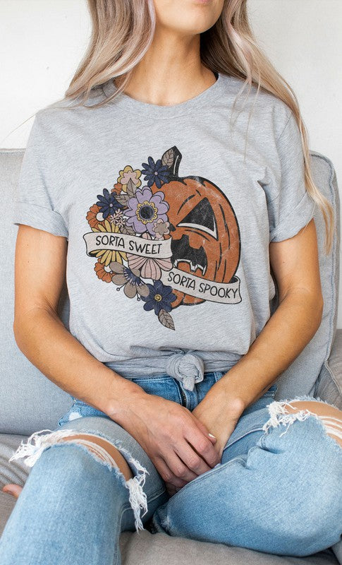 Sorta Sweet Sorta Spooky Graphic Tee PLUS